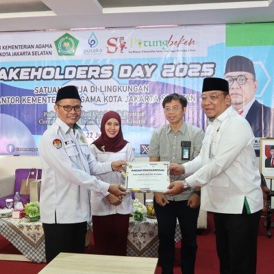Kemenag Jaksel Gelar Stakeholder Day, Apresiasi Satker Berprestasi Lewat 8 Kategori Penghargaan