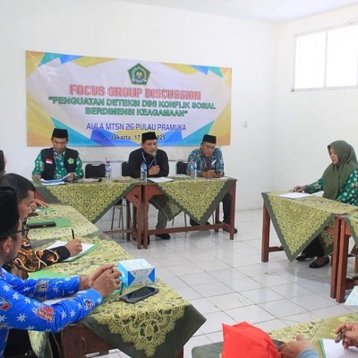 Kepala Kemenag Kepulauan Seribu Buka FGD Deteksi Dini Konflik Sosial Berdimensi Keagamaan