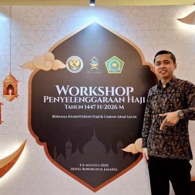 Khalis Arezka, Guru MAN 7 Jakarta Jadi Penerjemah Resmi Workshop Penyelenggaraan Haji
