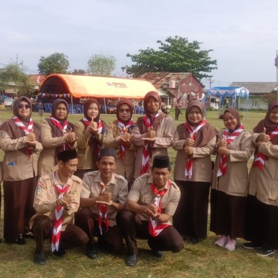 GTK MTsN 26 Kepulauan Seribu Ikuti Upacara Hari Pramuka Ke- 64