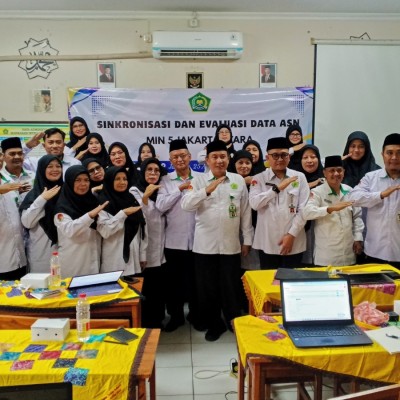 Sinkronisasi dan Evaluasi Data ASN MIN 5 Jakarta Utara