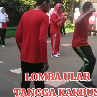 Ular Tangga Kardus Jadi Lomba Favorit di Serba-Serbi HUT RI ke-80 MTsN 9 Jakarta 2025