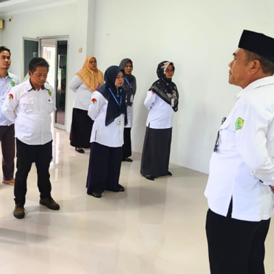 Apel Senin Pagi Kemenag Kepulauan Seribu, Kasubbag TU Sampaikan Empat Hal Penting