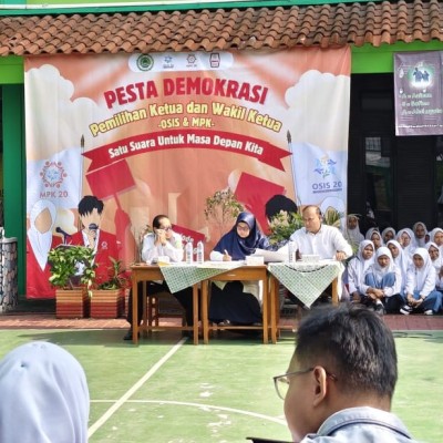 Regenerasi Kepemimpinan, MAN 20 Jakarta Pilih Ketua OSIS dan MPK Baru