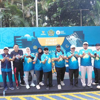 Kemenag Kepulauan Seribu Ikut ZaWa Funwalk, Teguhkan Peran Zakat dan Wakaf untuk Kesejahteraan Umat