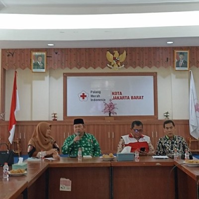 KanKemenag Kota Jakarta Barat dan PMI Jakarta Barat Sinergi Sukseskan Bulan Dana 2025 di Madrasah