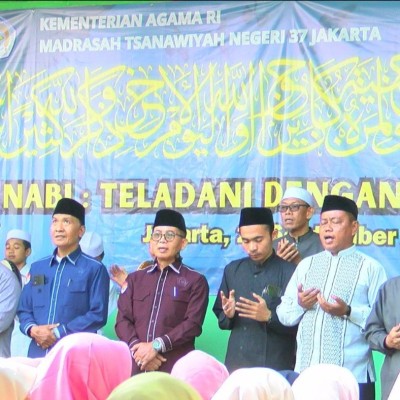 MTsN 37 Jakarta Gelar Maulid Nabi: Wujudkan Cinta Nabi Lewat Prestasi dan Kreasi