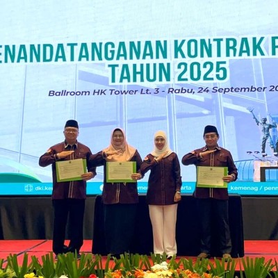 MTsN 3 Jakarta Ambil Bagian Sukseskan Kick Off JMC dan Kontrak Prestasi Madrasah 2025