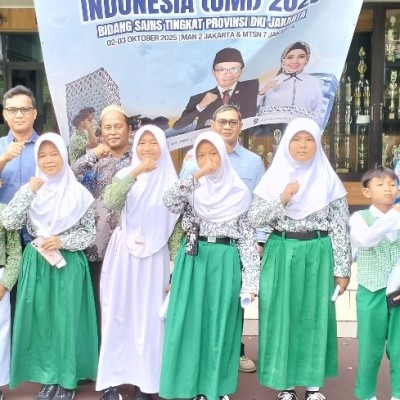 Lintasi Laut, Siswa MIN 17 Kepulauan Seribu Tembus OMI DKI Jakarta