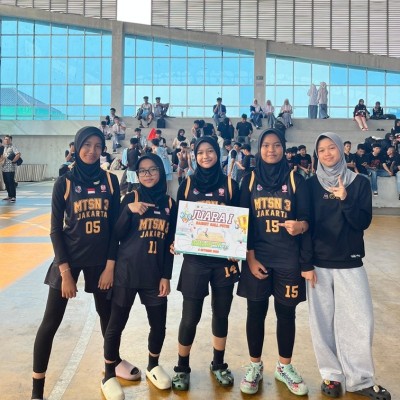 Tim Basket Putri MTsN 3 Jakarta Raih Juara 1 di Jakarta Madrasah Competition 2025
