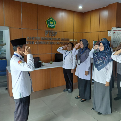 Kemenag Kepulauan Seribu Gelar Apel Senin Pagi, Tekankan Disiplin dan Profesionalitas ASN