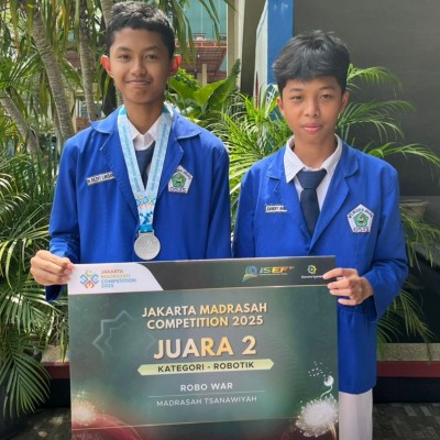 Tim Robotik MTsN 6 Jakarta Raih Juara 2 dalam Jakarta Madrasah Competition 2025
