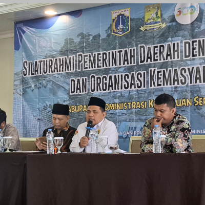 Silaturahmi Pemda dengan Pemuka Agama dan Ormas, Nasruddin: Silaturahmi Jadi Kunci Membangun Kerukunan di Kepulauan Seribu