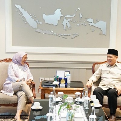 Temui Menpan, Wamenag Optimistis Hari Santri Ada Kado Izin Prakarsa Ditjen Pesantren