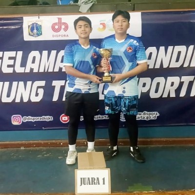Ganda Putra MAN 7 Jakarta Raih Juara 1 Bulutangkis Tingkat Provinsi DKI Jakarta