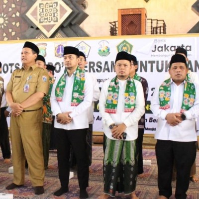 Kepala Kemenag Kepulauan Seribu Hadiri Istighosah Akbar Guru Diniyah se-DKI Jakarta di Masjid At-Tin