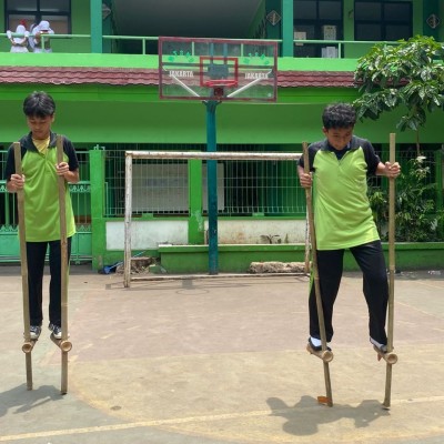 MTsN 9 Jakarta Pusat Lestarikan Budaya Lewat Permainan Tradisional