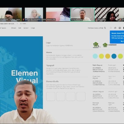 Sosialisasi Grafik Standar Manual, Plt. Kabag : Branding Baru Kementerian Agama
