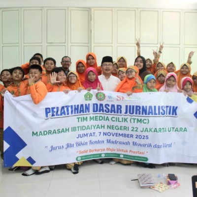 Tim Media Cilik MIN 22 Jakarta Ikuti Pelatihan Dasar Jurnalistik