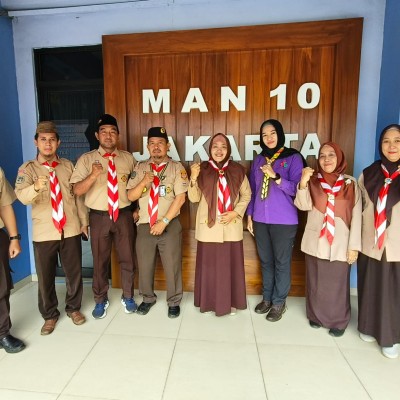 MAN 10 Jakarta Barat Wakili Kwarcab dalam Akreditasi dan Lomba Gugus Depan Tergiat