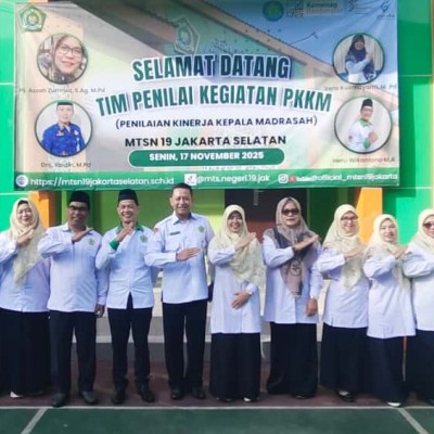 MTsN 19 Jakarta Raih Nilai Tinggi dalam Penilaian Kinerja Kepala Madrasah 2025