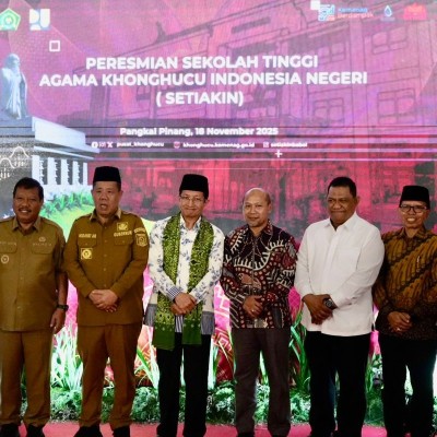 Menag Resmikan Sekolah Tinggi Agama Khonghucu Negeri Pertama di Indonesia