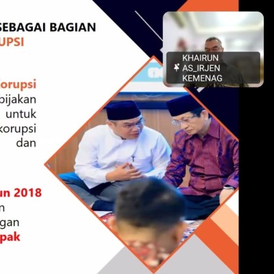 Kemenag Perkuat Pencegahan Korupsi, Itjen Gelar Sosialisasi Pengelolaan Konflik Kepentingan
