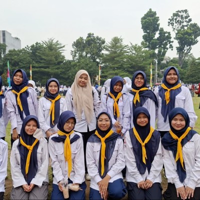 MAN 7 Jakarta Ikuti Ujian dan Pelantikan PMR PMI Jakarta Selatanl 2025