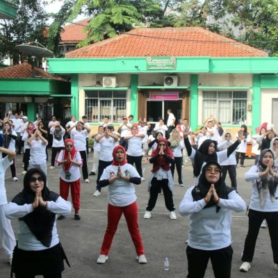 Sambut HAB ke-80, Kankemenag Jakarta Utara Gelar Senam Bersama, Donor Darah dan Cek Kesehatan Gratis