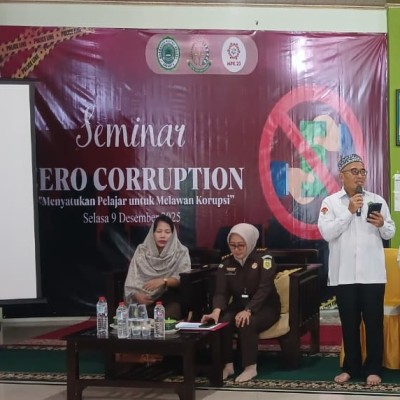 MAN 20 Jakarta Dorong Peserta Didik Jadi Duta Anti Korupsi Lewat Seminar Zero Corruption