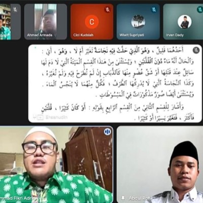 Penyuluh Agama Islam Kepulauan Seribu Ikuti Ngaji Kitab Fathul Qorib Secara Daring