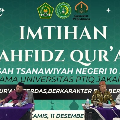 MTsN 10 Jakarta Gelar Imtihan Tahfidz Bersama PTIQ