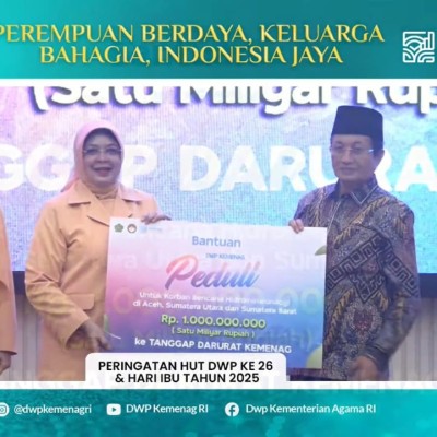 HUT DWP Kemenag RI : Perempuan Berdaya, Kaluarga Bahagia, Menuju Indonesia Jaya