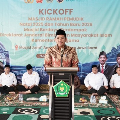 Libur Natal dan Tahun Baru, Kemenag Siapkan 6.919 Masjid Ramah Pemudik