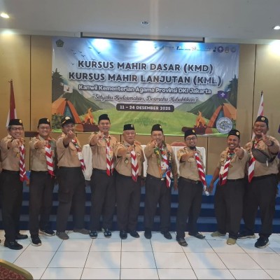 Tingkatkan Profesionalisme Pembina, Guru MAN 7 Jakarta Ikuti KML Pramuka Kanwil Kemenag DKI