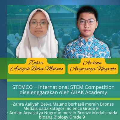 Siswa MTsN 32 Jaksel Raih Medali STEMCO Nasional