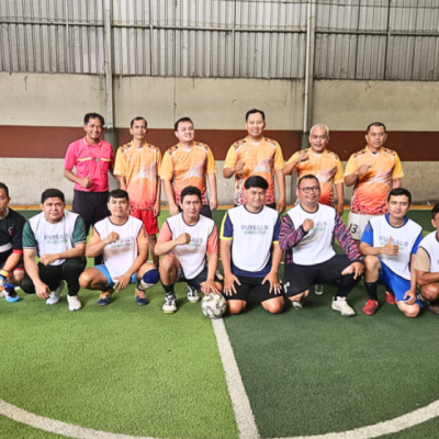 Perkuat Silaturahmi, Tim Futsal Kemenag Kepulauan Seribu Ikut Lomba HAB ke-80