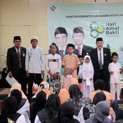 Santunan Yatim Dan Doa Lintas Agama Warnai Tasyakuran HAB Ke-80 Kemenag RI