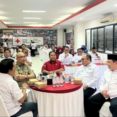 Jalin Sinergi Program Kemanusiaan, Mawardi Hadiri Pembukaan MUKERKO PMI Kota Jakarta Utara