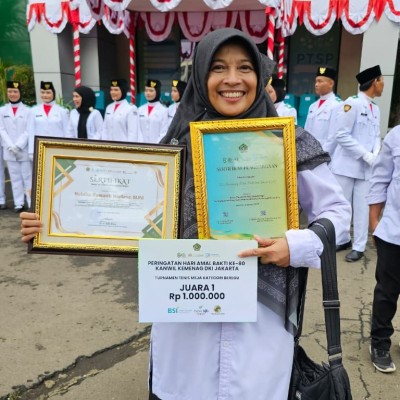 GTK MAN 9 Jakarta Raih Dua Prestasi di HGN 2025 dan HAB Kemenag ke-80