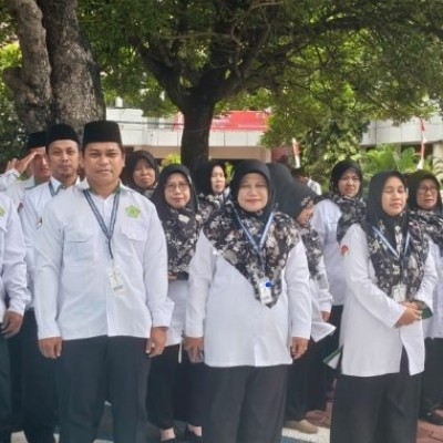 MTsN 26 Kepulauan Seribu Gelar Upacara Peringatan HAB Kemenag ke-80