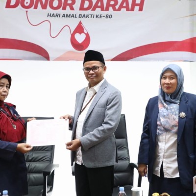 HAB ke-80 Kemenag DKI Ditutup Aksi Donor Darah