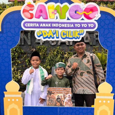 Dua Siswa MIN 14 Al-Azhar Asy-Syarif Ikuti Audisi Da’i Cilik Caiyoo RTV