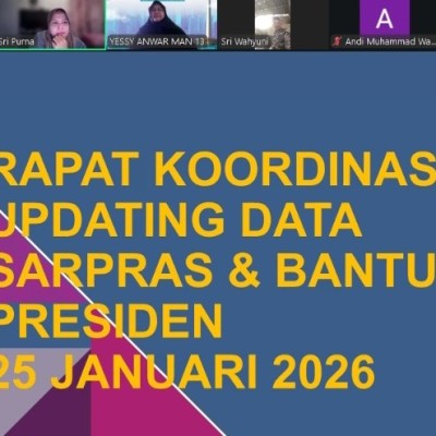 Perkuat Validitas Data, MIN 17 Kepulauan Seribu Ikuti Rakor Simsapras dan Bantuan Presiden 2026