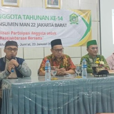 RAT ke-14 Koperasi Konsumen MAN 22 Jakarta Barat Teguhkan Partisipasi Anggota untuk Kesejahteraan Bersama