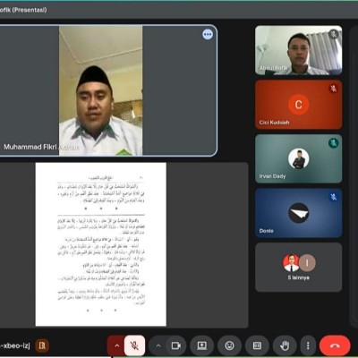 Penyuluh Agama KUA Kepulauan Seribu Selatan Adakan Kajian Fathul Qarib dan Konsultasi Keagamaan secara Daring