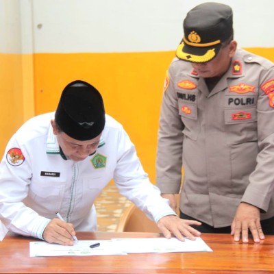 Perkuat Mental Spiritualitas Tahanan, Kemenag Dan Polres Metro Teken MoU Bimbingan Rohani