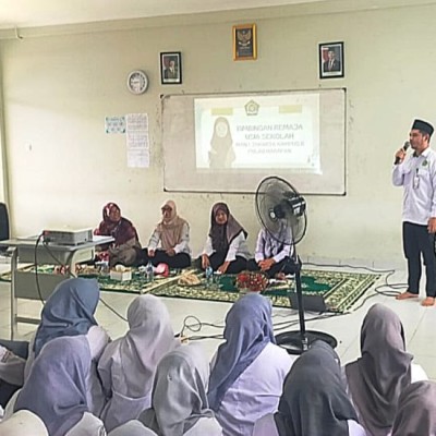 Sinergi KUA dan Madrasah, BRUS Bekali Remaja MAN 1 Kampus B Pulau Harapan