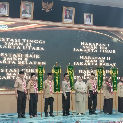 Pramuka MAN 10 Jakarta Raih Juara Harapan II Giat Prestasi Pramuka DKI Jakarta