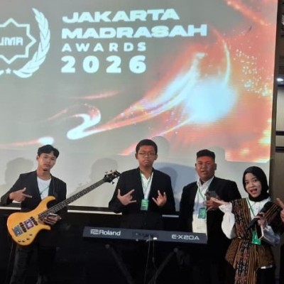 Band MAN 10 Jakarta Tampil sebagai Guest Star Jakarta Madrasah Award 2026